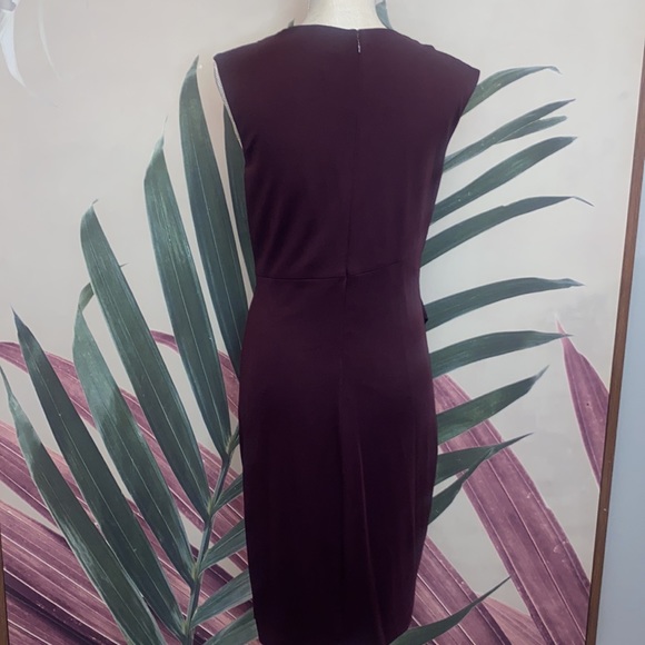 WHBM Sleeveless Surplice Wrap Dress - Picture 9 of 13
